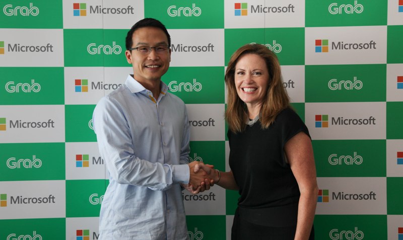 Microsoft Corp. và Grab công bố hợp tác chiến lược chuyển đổi các dịch vụ số và di động