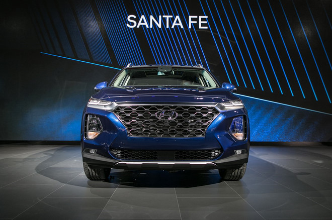 Hyundai Santa Fe 2019 chính thức đi vào sản xuất