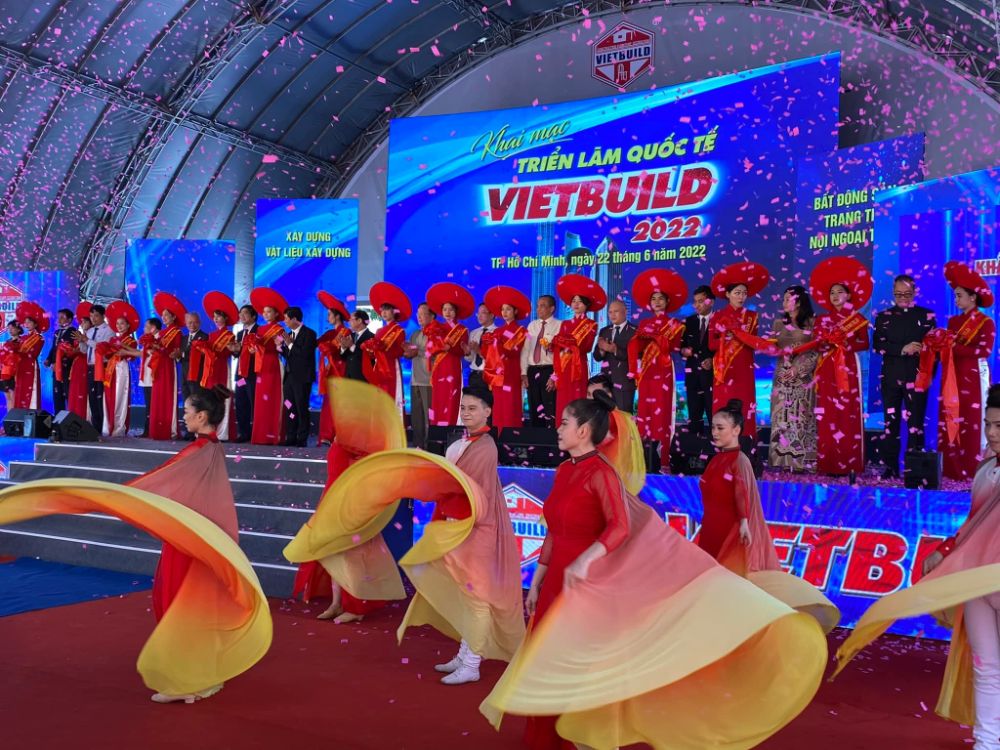 Khai mạc Triển lãm Quốc tế VIETBUILD lần thứ hai năm 2022 tại TP. Hồ Chí Minh