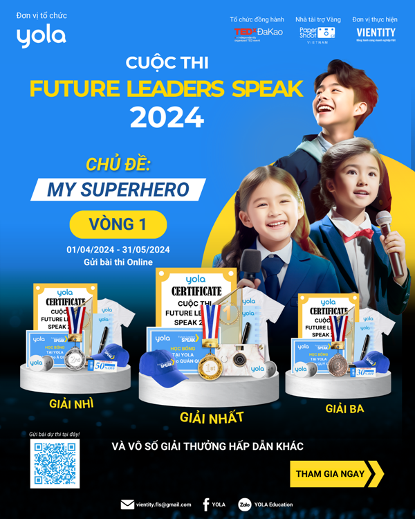 Phát động và Tìm kiếm Tài năng Trẻ tại chương trình Diễn thuyết tiếng Anh “Future Leaders Speak 2024”