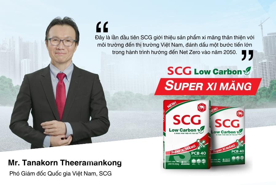 SCG lần đầu tiên giới thiệu SCG Low Carbon Super Xi măng tại Việt Nam