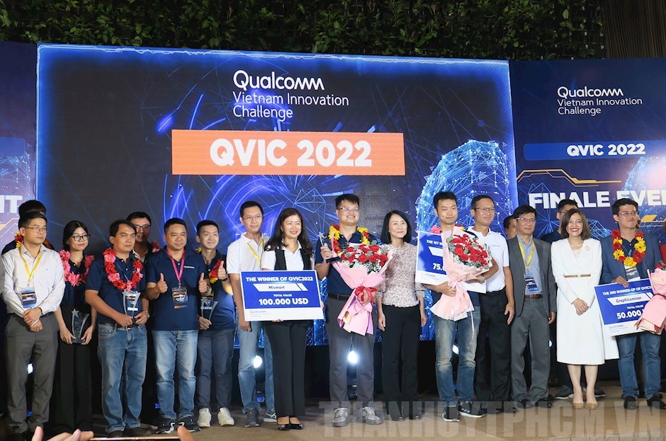 Top 3 cuộc thi Thử thách đổi mới sáng tạo Qualcomm Việt Nam 2022 nhận hơn 5 tỷ đồng tiền giải thưởng