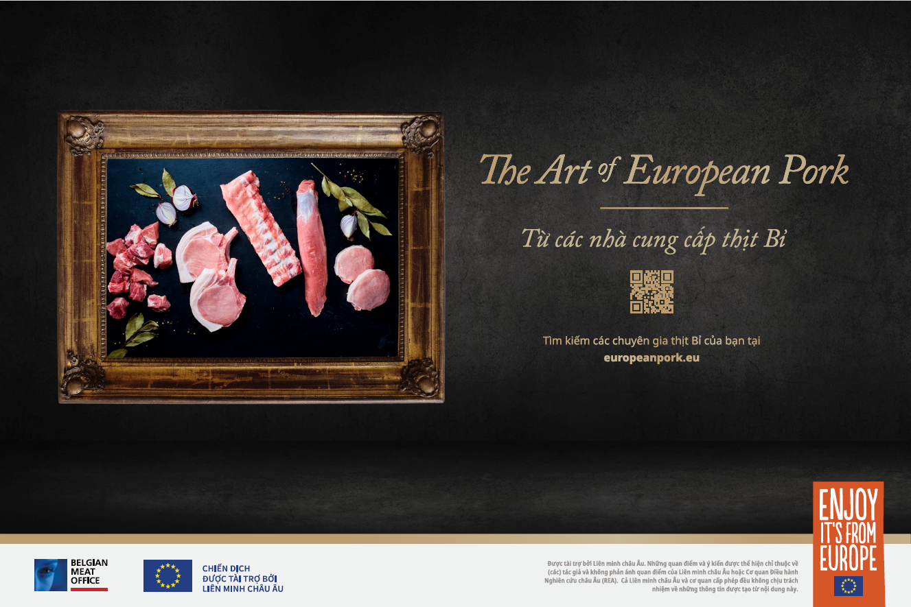 Bỉ tiếp tục chiến dịch quảng bá “The Art of European Pork” tại Việt Nam