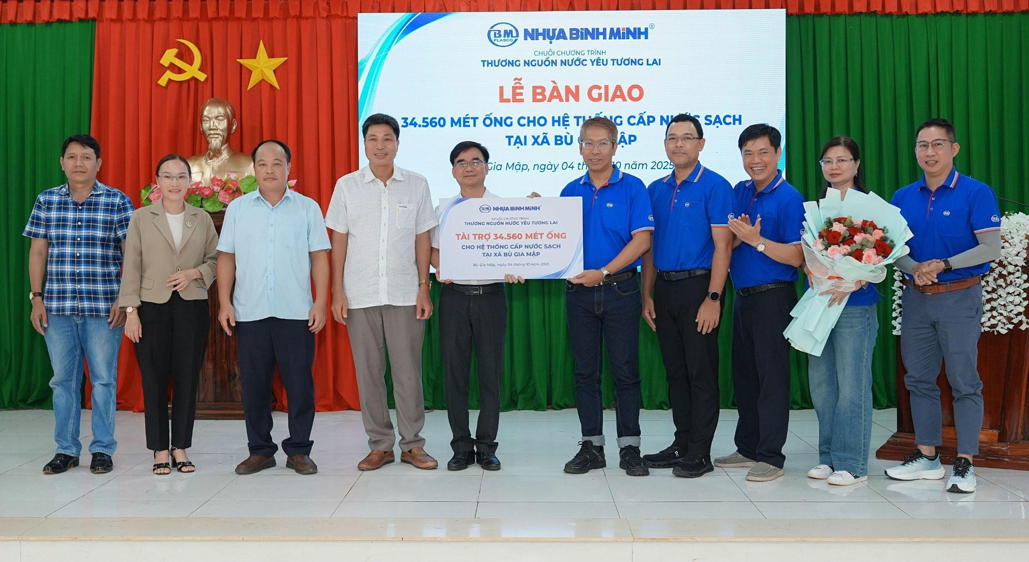 Nhựa Bình Minh và tập đoàn SCG tiếp tục chung tay “xây hạnh phúc”, mang nước sạch và Trung thu ấm áp đến tỉnh Đồng Nai