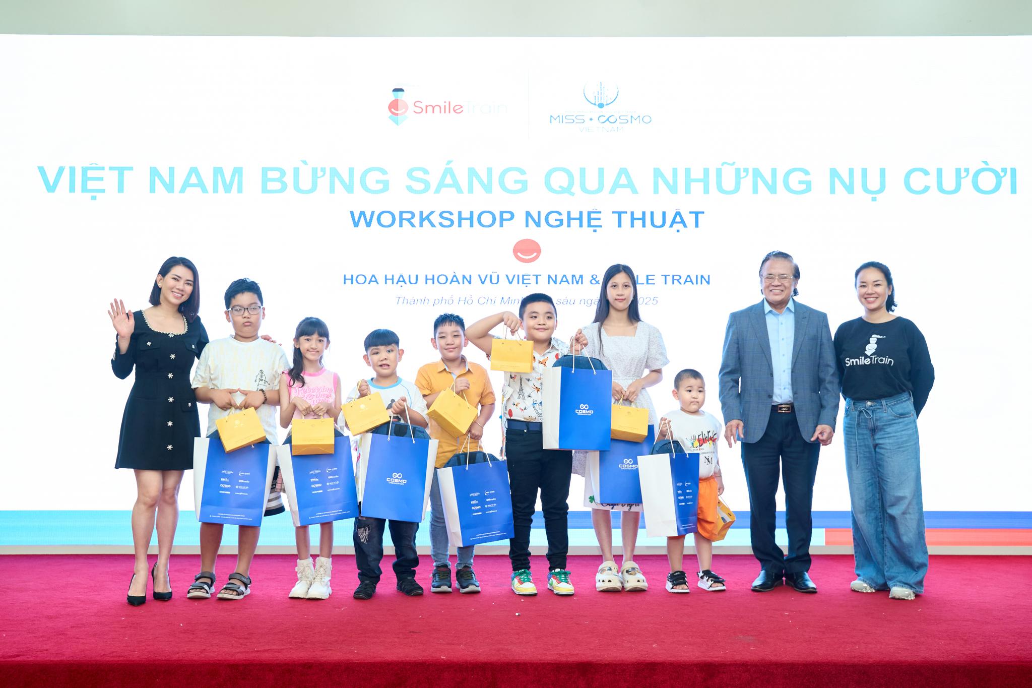 Miss Cosmo Việt Nam 2025 cổ vũ trẻ kém may mắn vượt nghịch cảnh