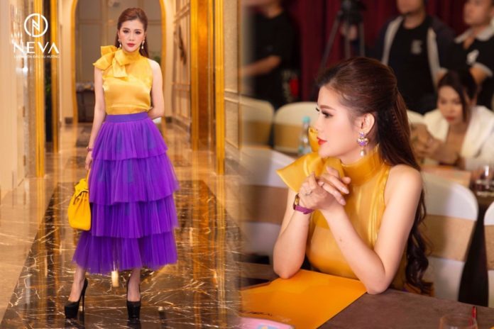 Giám đốc sáng tạo NEVA nổi bật giữa dàn người đẹp tại Hoa hậu Việt Nam 2020