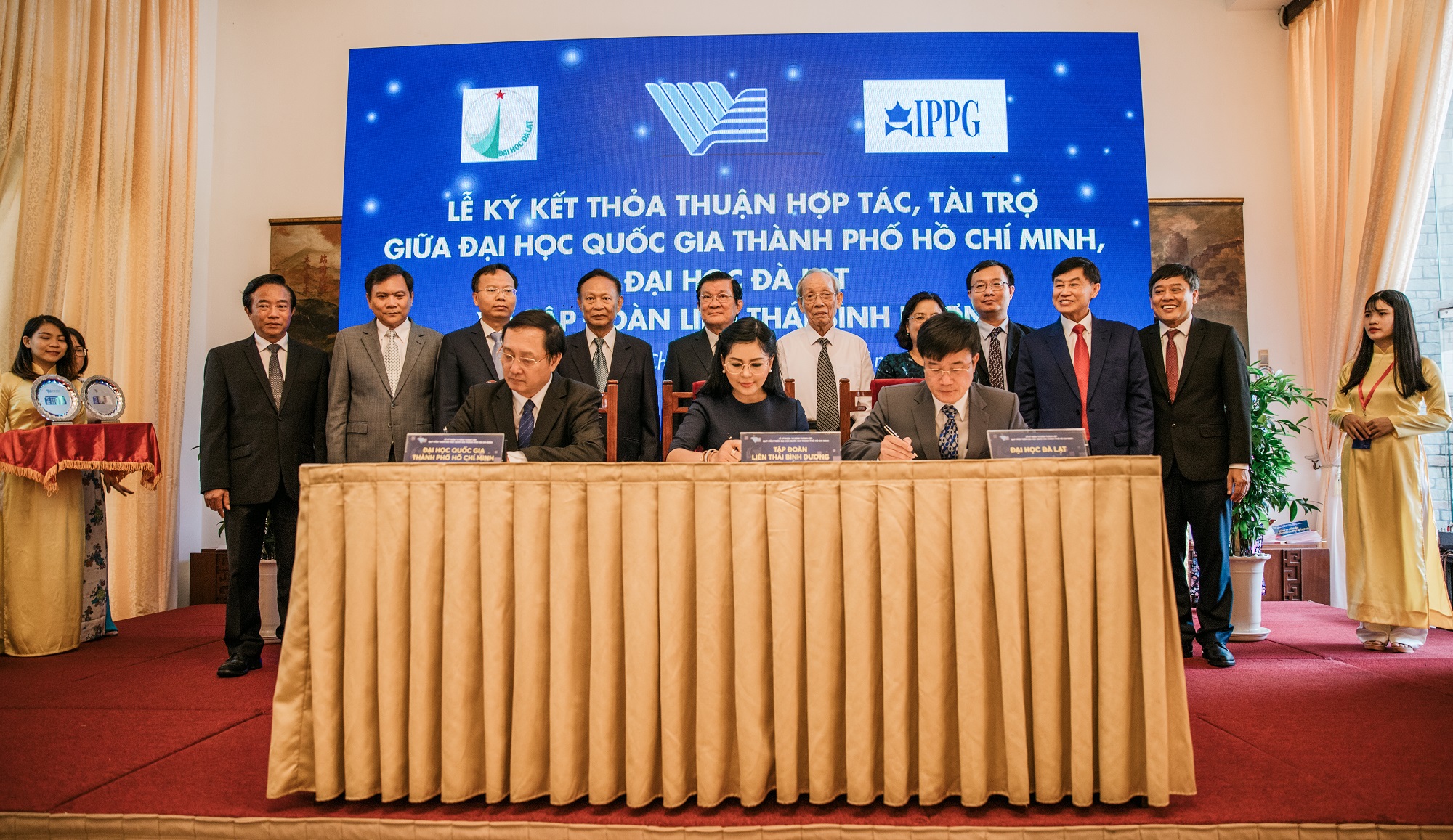 IPPG ký kết hợp tác tài trợ 10 triệu USD cho Quỹ Phát triển Đại học Quốc Gia TP.HCM