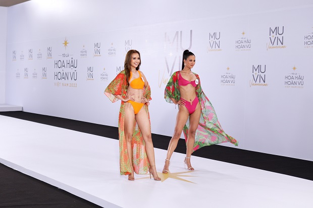 Phần thi trình diễn bikini sơ khảo phía Nam Hoa hậu Hoàn vũ Việt Nam 2022