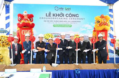 OJI GROUP khởi công nhà máy bao bì hộp giấy tiệt trùng 110 triệu USD tại Việt Nam, mở rộng năng lực sản xuất qua thương hiệu OJI LIQUID PAK (OLP)