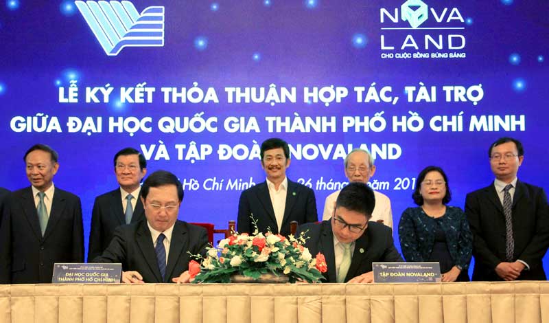 Tập đoàn Novaland hỗ trợ 10 tỷ đồng cho Quỹ phát triển đại học quốc gia TP Hồ Chí Minh