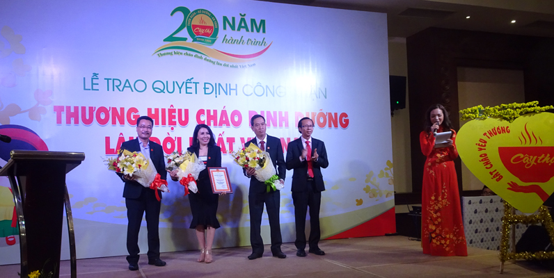 Công nhận Cây Thị là thương hiệu cháo dinh dưỡng lâu đời nhất Việt Nam