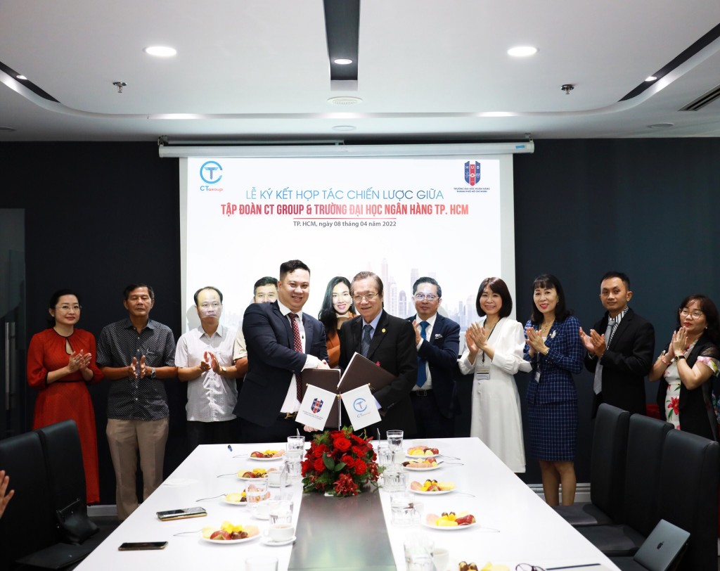 CT Group ký kết hợp tác chiến lược với Đại học Ngân hàng TP Hồ Chí Minh