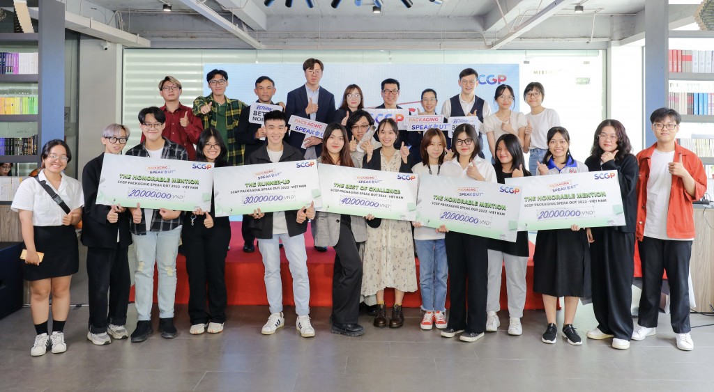 SCGP vinh danh các ý tưởng thiết kế bao bì bền vững tại vòng Chung kết cuộc thi SCGP Packaging Speak Out 2022 - Việt Nam
