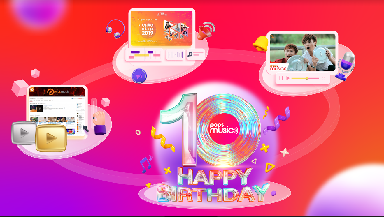 POPS Music – 10 năm phát triển và lớn mạnh cùng thị trường âm nhạc Việt