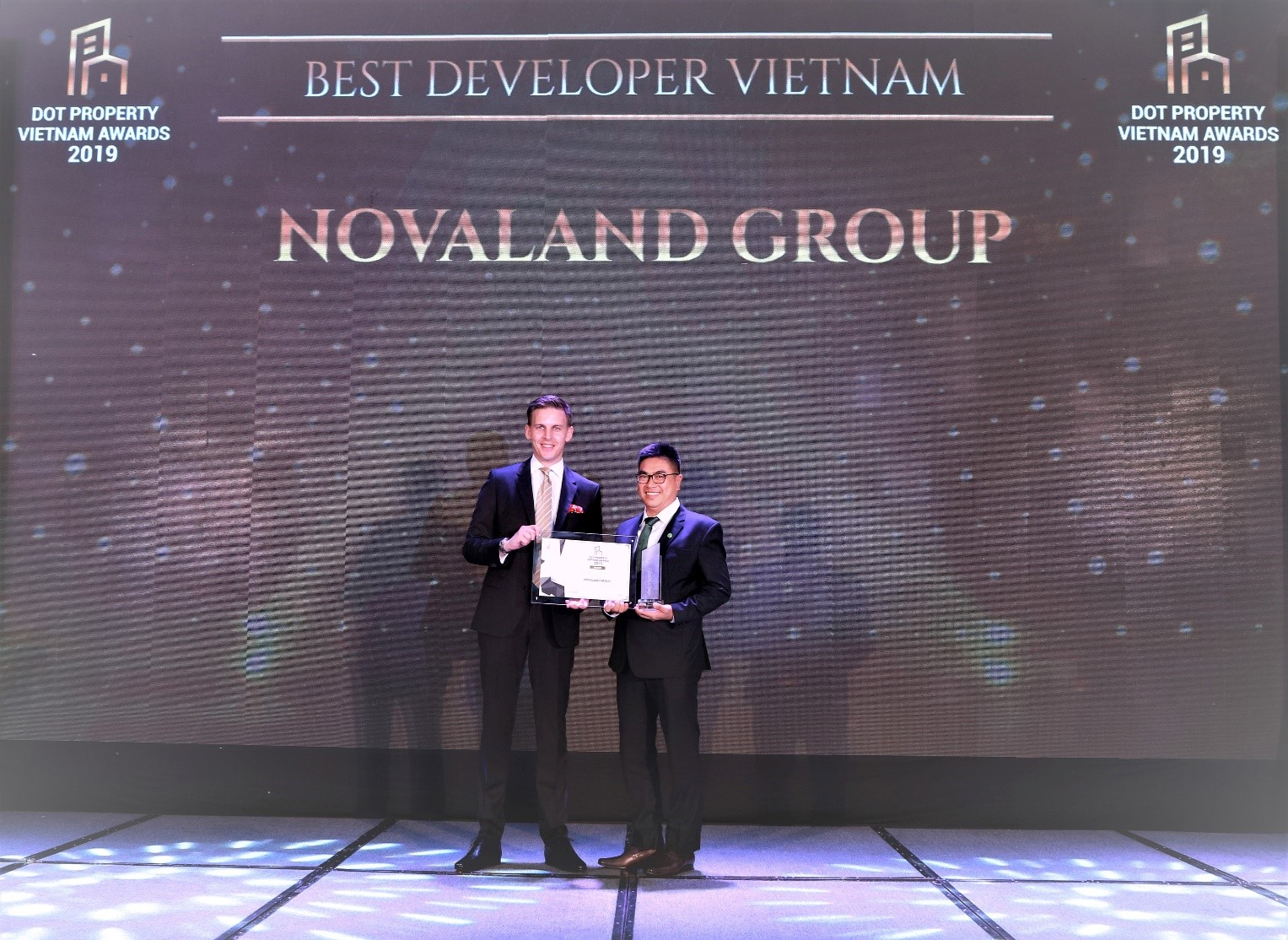 Novaland Group đạt giải Best Developer Vietnam tại Dot Property Awards 2019