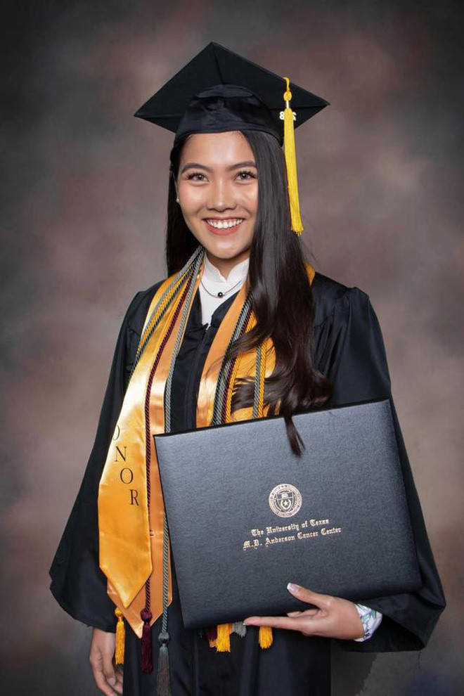 Hoa khôi du học sinh Việt tốt nghiệp điểm tuyệt đối từ Viện nghiên cứu ung thư hàng đầu nước Mỹ