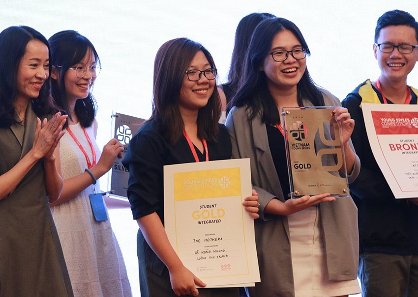 SV RMIT nhận giải Vàng tại cuộc thi sáng tạo Young Spikes 2018, bảng Sinh viên