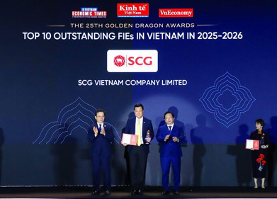 SCG được vinh danh tại giải thưởng Rồng Vàng 5 năm liên tiếp