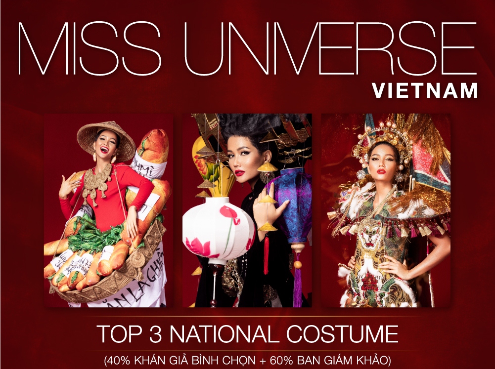 Lộ diện Top 3 trang phục dân tộc cho H'Hen Niê tại Miss Universe 2018